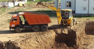Котлован для дома Старая Русса, цена от 310 руб./м3.