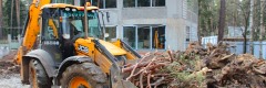 Расчистка участка в Старой Руссе